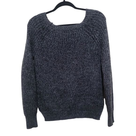 Wet Seal Women's Gray Knitted Sweater Sz Medium - Picture 2 of 5